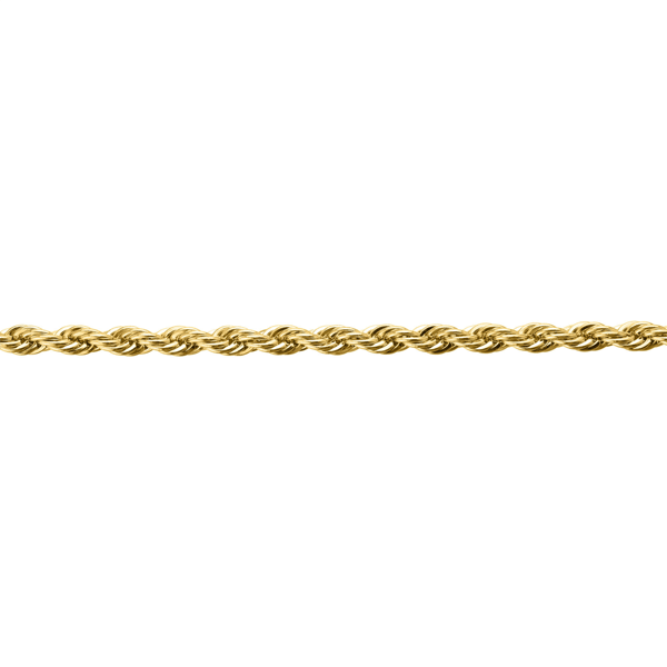 Mens Lynx Gold-Tone Ion Plated 4mm Rope Chain Necklace