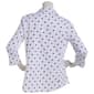 Womens Emily Daniels 3/4 Sleeve Dot Casual Button Down - image 3