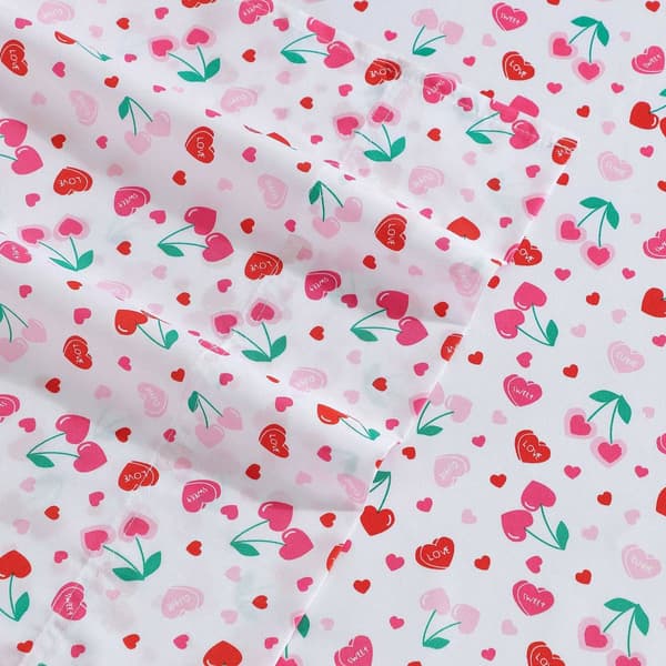 Betsey Johnson Sweet Tart Cherries Sheet Set