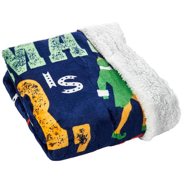 Elf Christmas Movie Sherpa Throw - image 