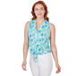 Plus Size Hearts of Palm Feeling Just Lime Daisy Tie Tee - image 2