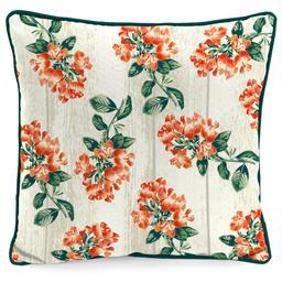 Jordan Manufacturing Hummingbird Floral Outdoor Throw Pillow