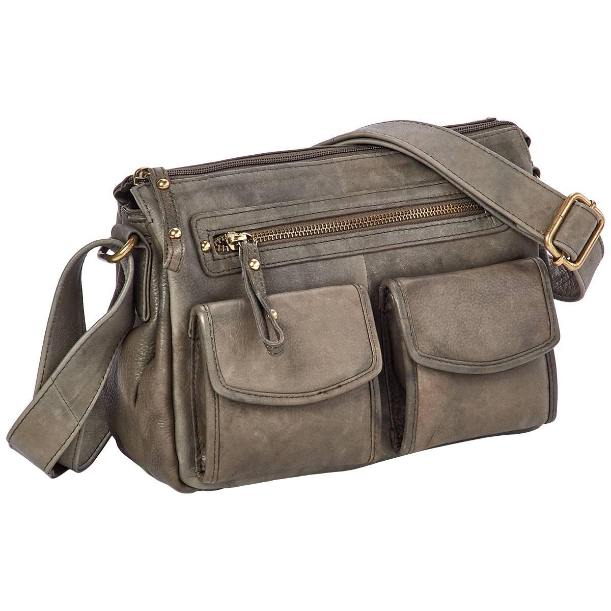 Great American Leatherworks Antique Calf Double Flap Crossbody