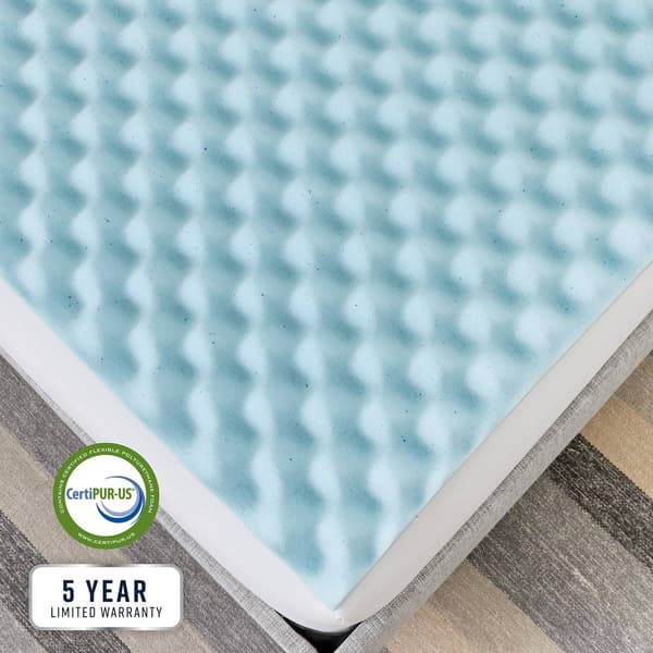 Bodipedic&#8482; 2.5in. Gel-Infused Memory Foam Mattress Topper