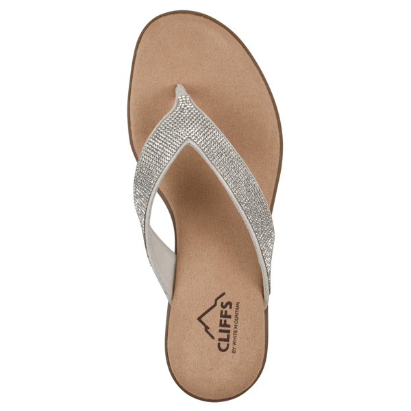 Womens Cliffs by White Mountain Becharm Thong Sandals