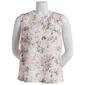 Womens Nanette Lepore Woven Sleeveless Floral Lace Overlay Top - image 1