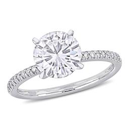 Diamond Classics(tm) 14kt 1/10ctw. Moissanite Engagement Ring