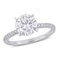 Diamond Classics&#40;tm&#41; 14kt 1/10ctw. Moissanite Engagement Ring - image 1