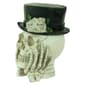 Northlight Seasonal 9in. Skull With Top Hat And Roses Decor - image 3