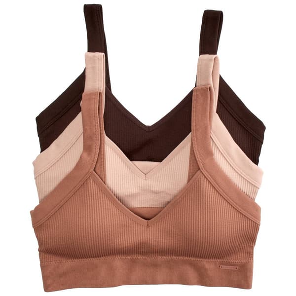 Womens Danskin 3pk. Seamless Rib Bralettes DS7704-3PKU