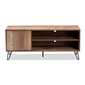 Baxton Studio Iver Rustic Oak TV Stand - image 3