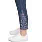 Womens Ruby Rd. Indigo Go Floral Embroidery Stretch Jeans - image 5