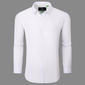 Mens Tom Baine Slim Fit Performance Dress Shirt - White/Black - image 2