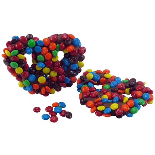 Ashers&#40;R&#41; Milk Chocolate Gourmet Pretzels with M&M's 1lb. - image 