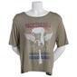 Juniors No Comment Short Sleeve Crew M&amp;G Rock &amp; Roll Tee - image 1