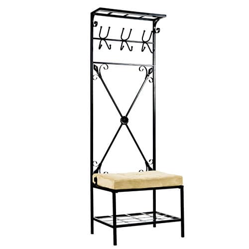 Southern Enterprises Entryway Storage Rack/Bench Seat