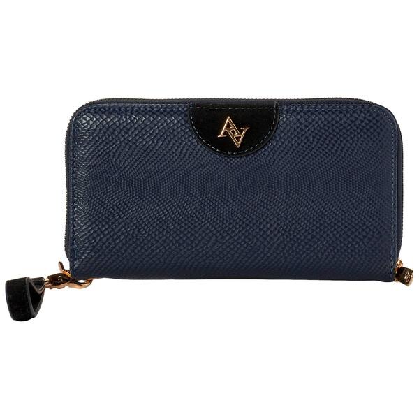 Womens Adrienne Vittadini Wallet with Snakeskin Wristlet - image 