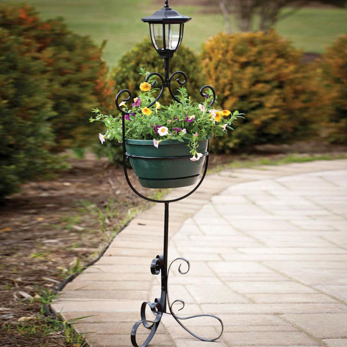 Evergreen Solar Light Planter