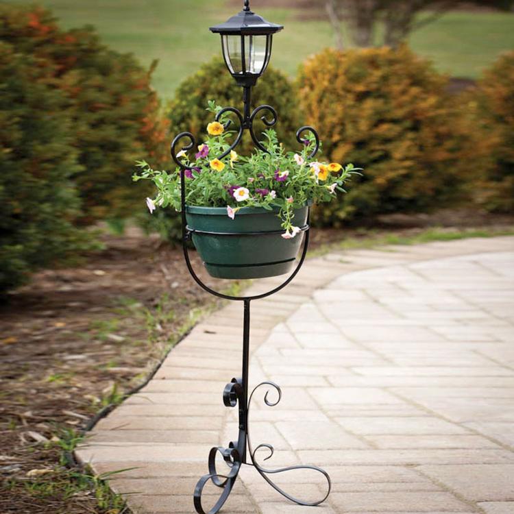Evergreen Solar Light Planter