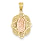 Unisex Gold Classics&#40;tm&#41; Two Tone Virgin Mary Pendant - image 1