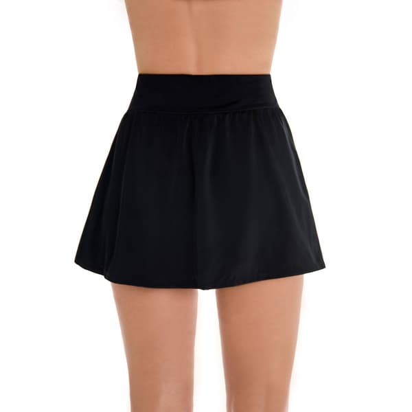 Womens TrimShaper Solid Swim Skort