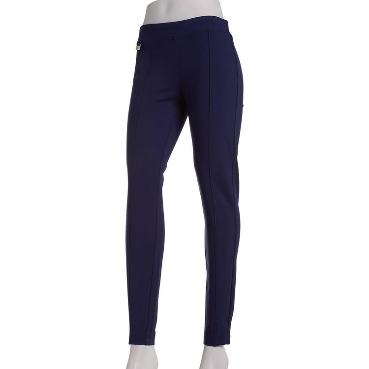 Petite Zac & Rachel Solid Pull On Compression Pants