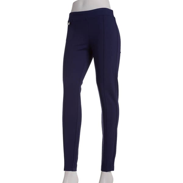 Petite Zac & Rachel Solid Pull On Compression Pants