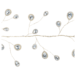 Melrose Crystal Teardrop Jewel Garland - Set of 2