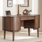 Baxton Studio Hayes Wood Oval Writing Desk - image 10