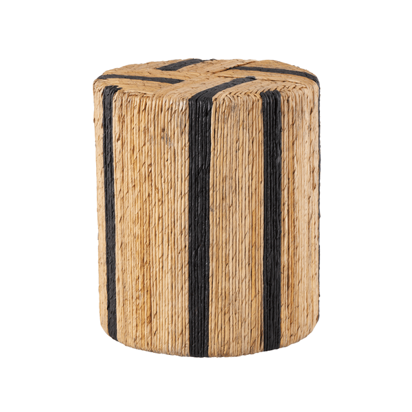 9th & Pike® Bohemian Brown Banana Leaf Accent Table