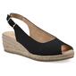 Womens White Mountain Maize Slingback Wedge Sandals - image 1