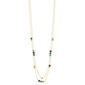 Ashley Cooper(tm) Gold-Tone 2-Row Illusion Multi-Bead Necklace - image 1