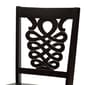 Baxton Studio Salida Dark Brown Finished Wood 5pc. Dining Set - image 5