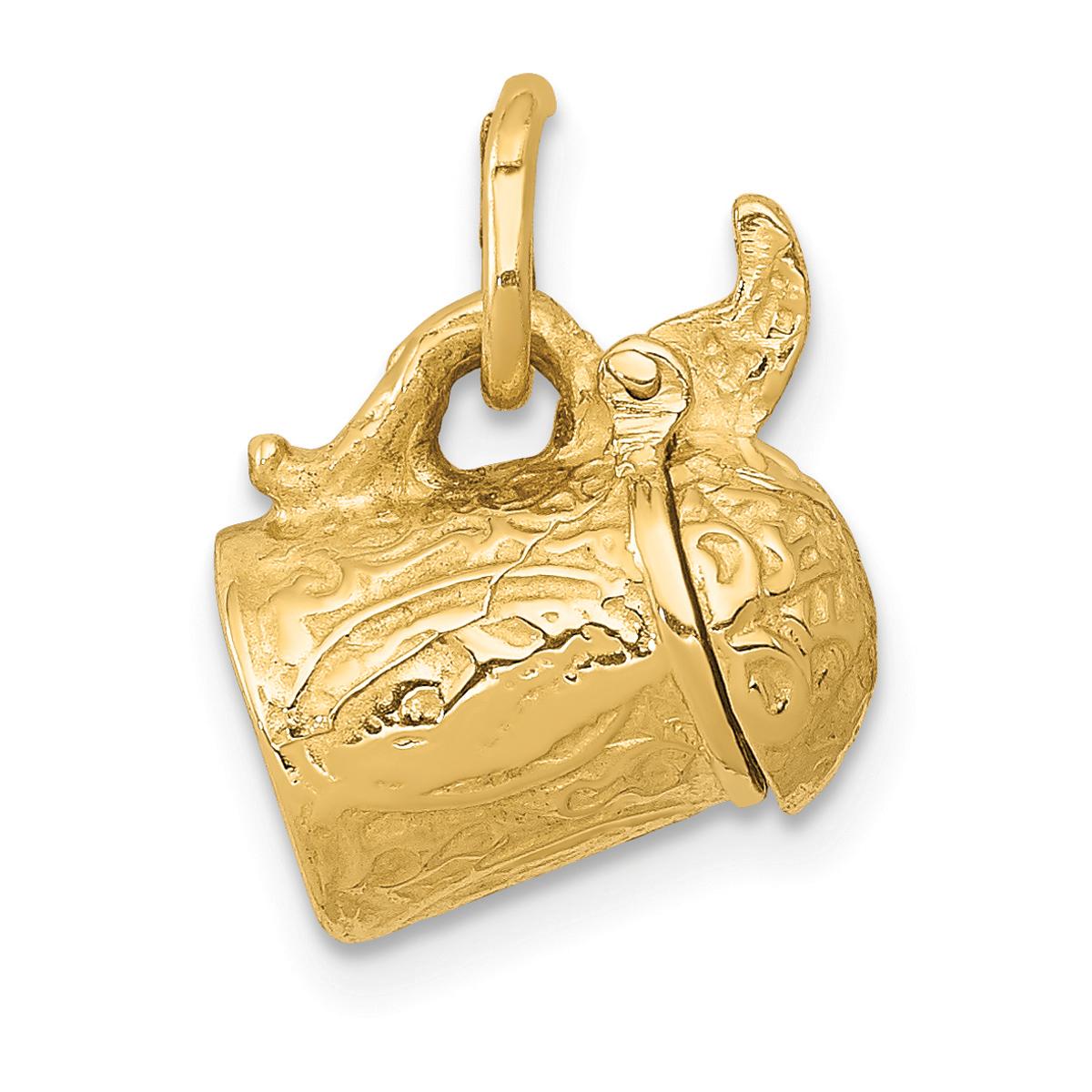 Unisex Gold Classics™ 14kt. Gold 3D Beer Stein Charm