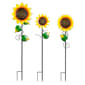 Evergreen Radiant Sunflower Garden Stake - Set of 3 - image 2