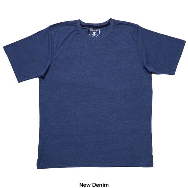 Mens Big & Tall Architect&#174; Short Sleeve Ribbed Crew Neck Tee