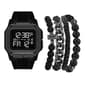 Mens Zoo York Matte Black Digital Watch Set - 9600B-42-G02 - image 1