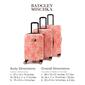 Badgley Mischka Pink Lace 3pc. Expandable Luggage Set - image 7
