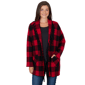 Womens Ruby Rd. Mysterious Romance Buffalo Plaid Cardigan - image 1