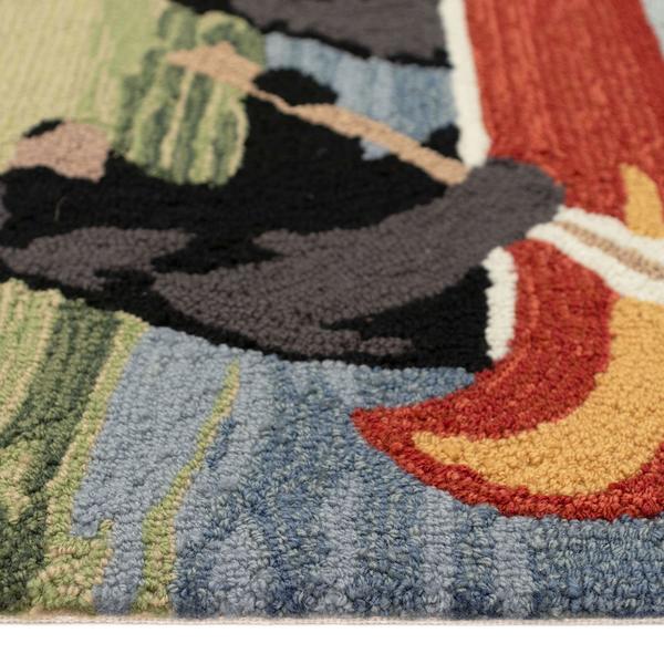 Liora Manne Frontporch Are We Bear Yet? Indoor/Outdoor Accent Rug