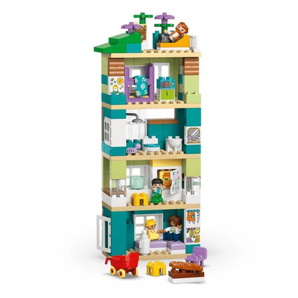 LEGO® DUPLO® 3-in-1 Modern Family House with Figures Building Kit