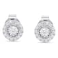 Nova Star&#174; Sterling 1/4ctw. Lab Grown Diamond Halo Earrings - image 3