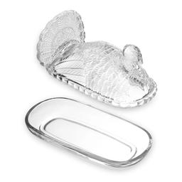 Godinger Harvest Turkey Covered Butter Dish