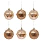National Tree 10in. Rose Gold Geometric Ornaments - Set of 6 - image 4