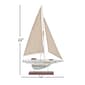 9th & Pike&#174; Brown Wood Coastal Sail Boat Sculpture - image 9