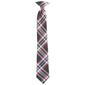 Boys Bill Blass Clip On Tie - Black/Red - image 1