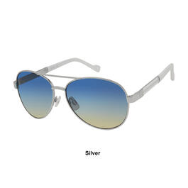 Womens Jessica Simpson Metal Aviator Sunglasses