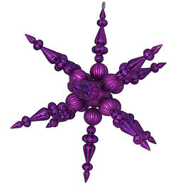 Vickerman 30in. Shatterproof Radical 3D Snowflake Ornament