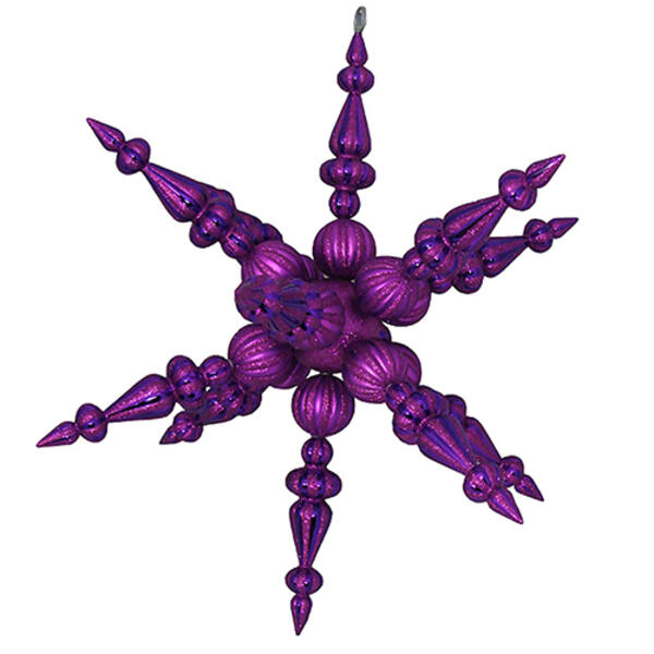Vickerman 30in. Shatterproof Radical 3D Snowflake Ornament - image 