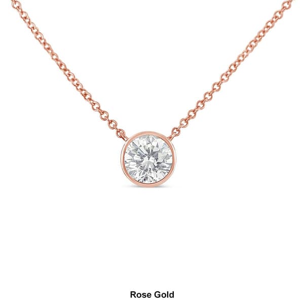 Haus of Brilliance 10kt. Gold 1/3ctw. Diamond Solitaire Pendant